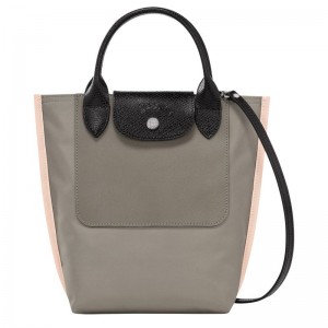 long champ Cabas XS Tote Canvas Férfi Kézitáska Turtledove | HUKO7471