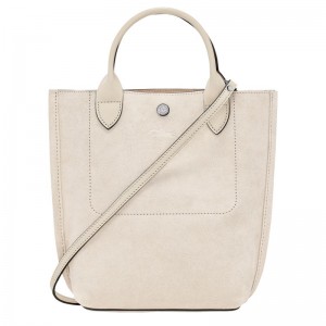 long champ Cabas XS Tote Leather Női Mini Táskák Linen | HUNW9385