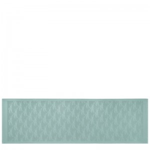 long champ Chevaux jacquard Wool Férfi Stoles Celadon | HUAH7062