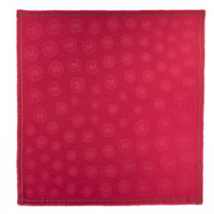 long champ La MÉdaille Shawl Cotton blend Férfi Stoles Magenta | HUGS7058