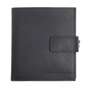 long champ Le FoulonnÉ Compact Leather Női Pénztárca Fekete | HUQM8581