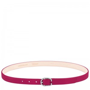 long champ Le FoulonnÉ Leather Női Öv Beetroot | HUJP8025