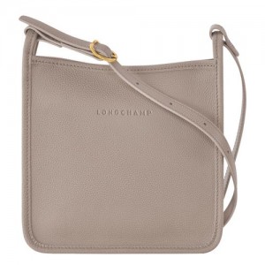 long champ Le FoulonnÉ S Leather Női Crossbody Táska Turtledove | HUJP8928