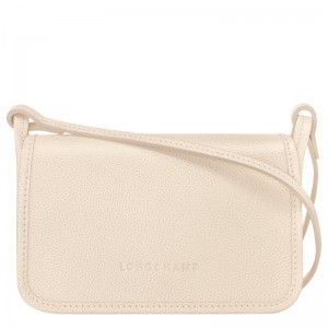 long champ Le FoulonnÉ XS Clutch Leather Női Crossbody Táska Paper | HUDF9009