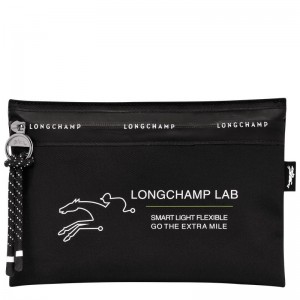 long champ Le Pliage Energy Canvas Férfi Pouches Fekete | HUNW7308