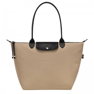 long champ Le Pliage Energy L Tote Recycled canvas Női Válltáskák Clay | HUTC8897