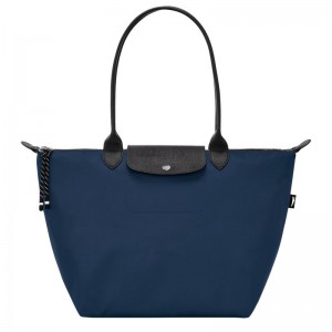 long champ Le Pliage Energy L Tote Recycled canvas Női Válltáskák Sötétkék | HURV8896