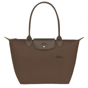 long champ Le Pliage Green M Tote Recycled canvas Női Válltáskák Terra | HUZU8808