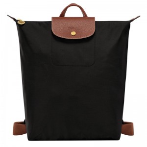 long champ Le Pliage Original M Canvas Női Hátizsákok Fekete | HUMQ8762