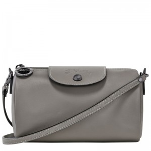 long champ Le Pliage Xtra XS Crossbody Leather Női Mini Táskák Turtledove | HUFD9295