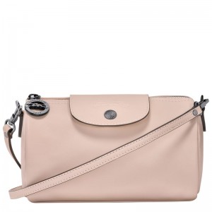 long champ Le Pliage Xtra XS Crossbody Leather Női Mini Táskák Nude | HUGS9294