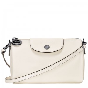 long champ Le Pliage Xtra XS Crossbody Leather Női Mini Táskák Ecru | HUKO9291