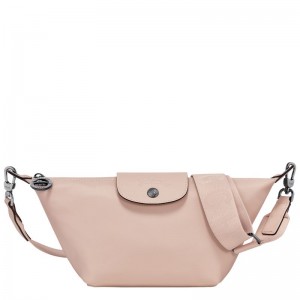 long champ Le Pliage Xtra XS Crossbody Leather Női Válltáskák Nude | HUTC8836