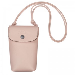 long champ Le Pliage Xtra with leather lace Leather Női Tok Nude | HUXY8393