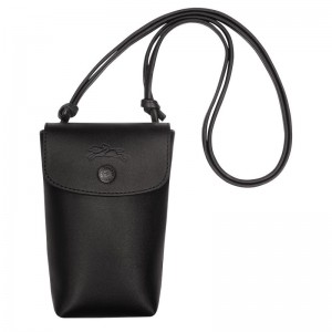 long champ Le Pliage Xtra with leather lace Férfi Tok Fekete | HUAH7426