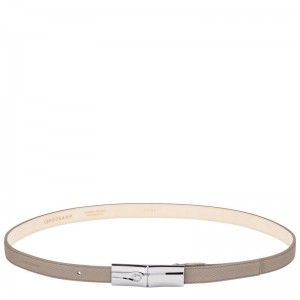 long champ Le Roseau Leather Női Öv Clay | HUSG8020