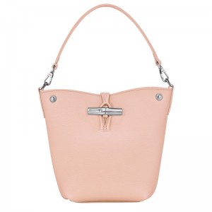 long champ Le Roseau XS Bucket Leather Női Mini Táskák Ballerina | HUNW9281