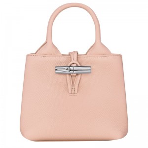 long champ Le Roseau XS Leather Női Kézitáska Ballerina | HUJP9084