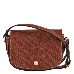 long champ Épure XS Crossbody Leather Női Mini Táskák Barna | HUPJ9266