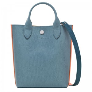 long champ Épure XS Tote Leather Női Kézitáska Kék | HULI9186