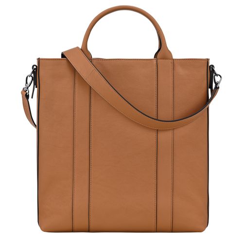 long champ 3D L Tote Leather Férfi Kézitáska Natural | HUKO7454