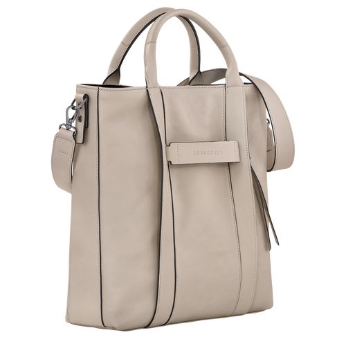 long champ 3D L Tote Leather Férfi Kézitáska Clay | HUHA7452