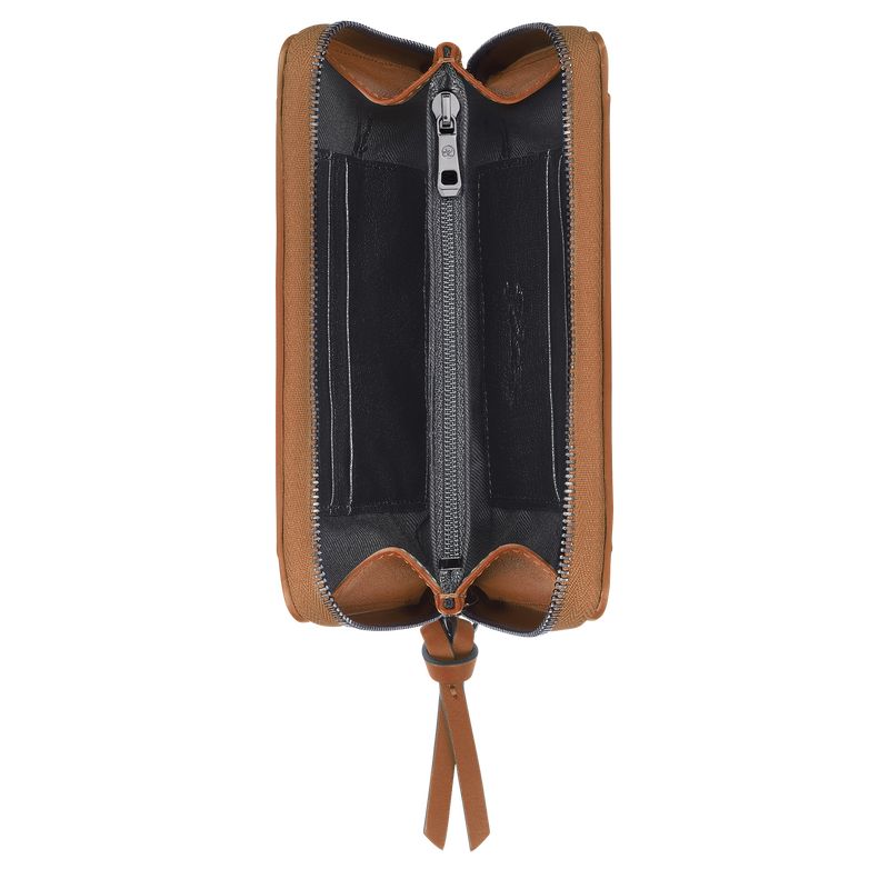 long champ 3D Leather Női Pénztárca Natural | HUTC8585