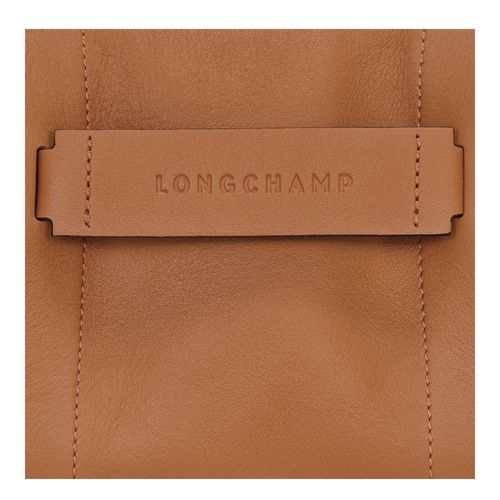 long champ 3D S Leather Női Crossbody Táska Natural | HUJP8909