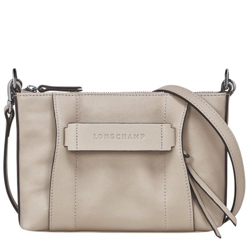 long champ 3D S Leather Női Crossbody Táska Clay | HUGS8907