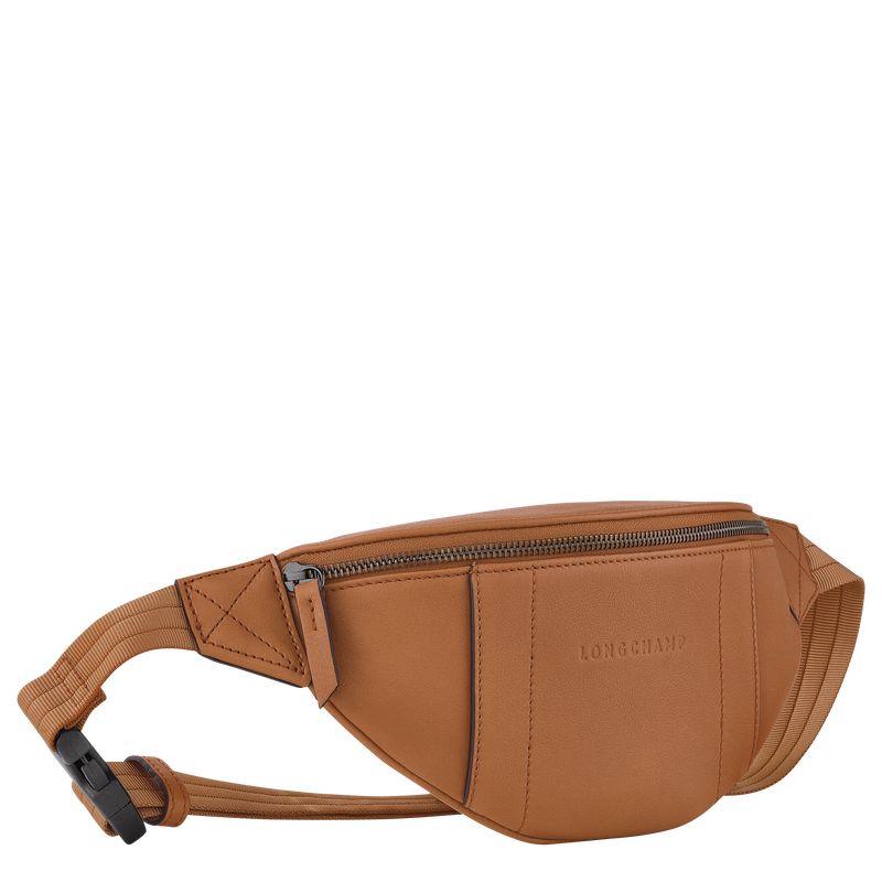 long champ 3D S Leather Női Övtáska Natural | HUGS8774