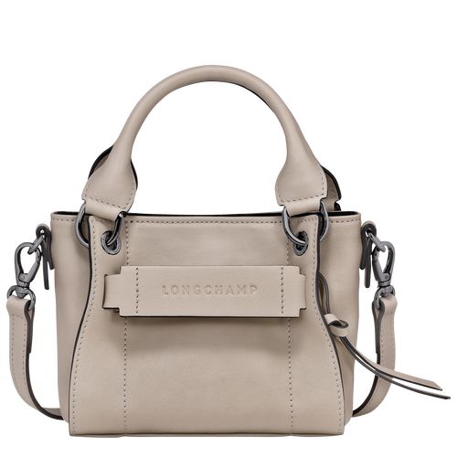 long champ 3D XS Handbag Leather Női Mini Táskák Clay | HUIL9264