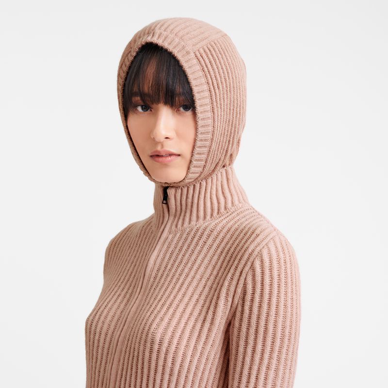 long champ Balaclava Knit Férfi Kalap Nude | HUJP7004