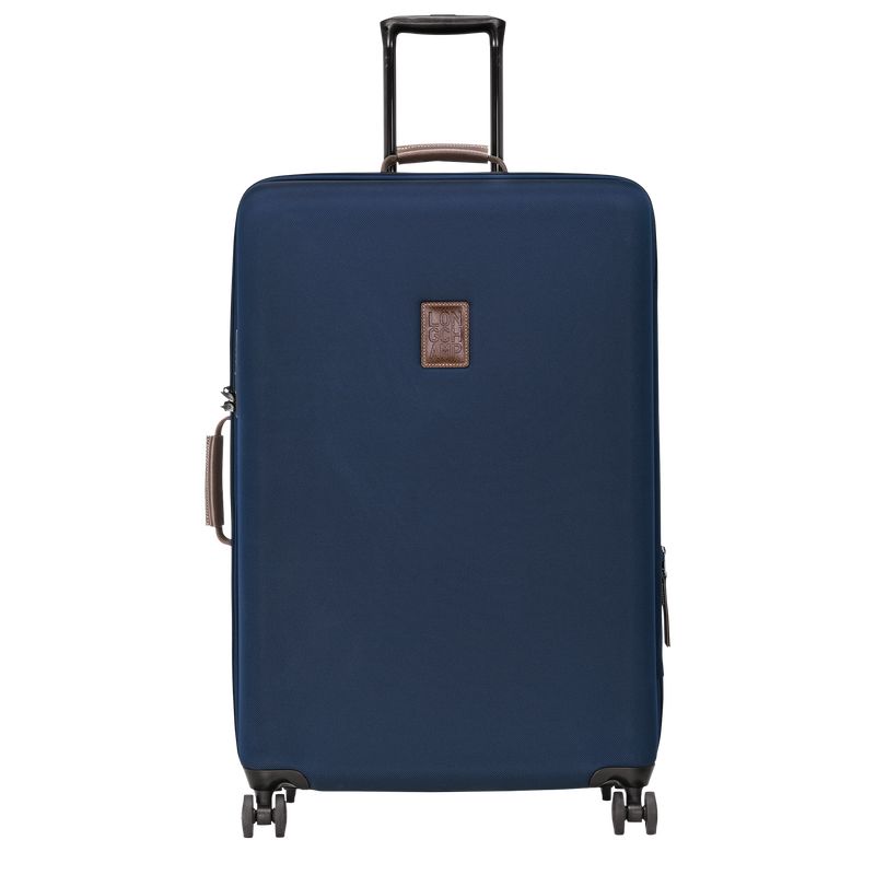 long champ Boxford XL Recycled canvas Férfi Bőröndök Kék | HUWN7175