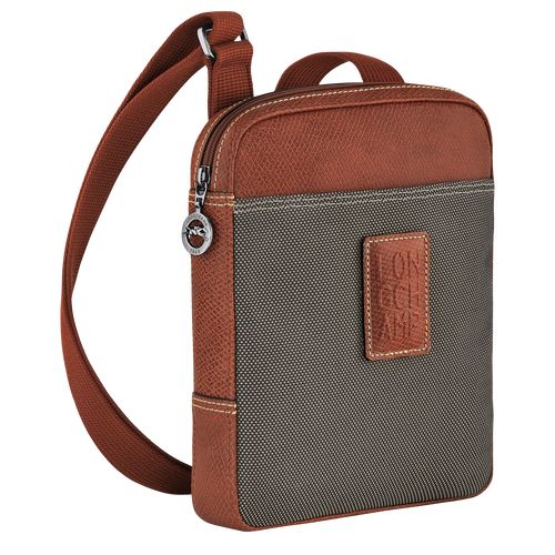 long champ Boxford XS Recycled canvas Férfi Crossbody Táska Barna | HUFD7579