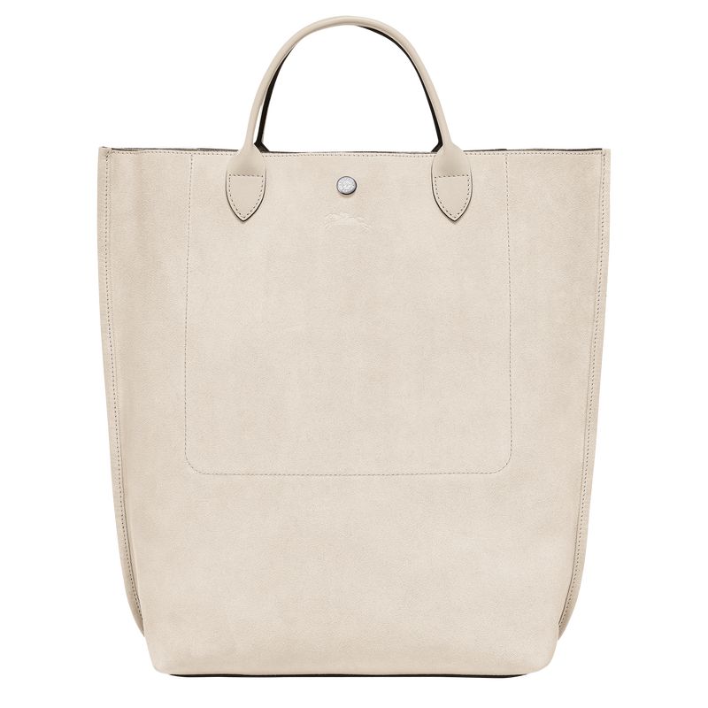 long champ Cabas M Tote Leather Női Kézitáska Linen | HUDF9192