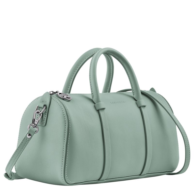 long champ Daylong M Leather Női Kézitáska Celadon | HUGS9138