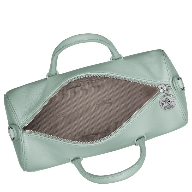 long champ Daylong M Leather Női Kézitáska Celadon | HUGS9138