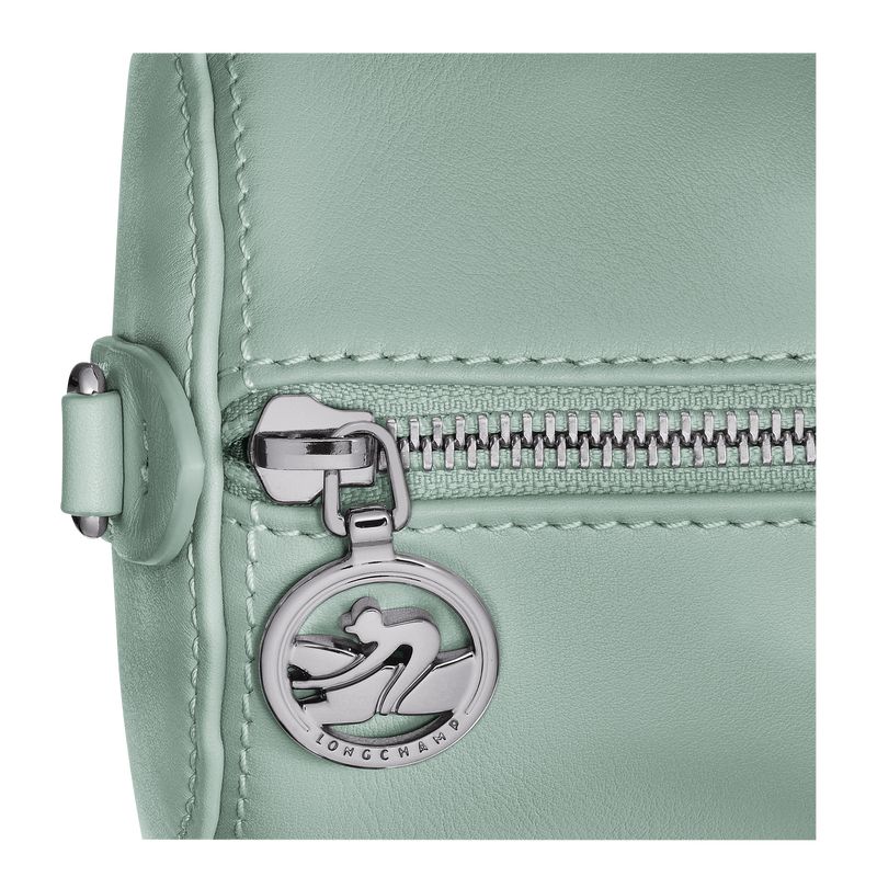 long champ Daylong M Leather Női Kézitáska Celadon | HUGS9138