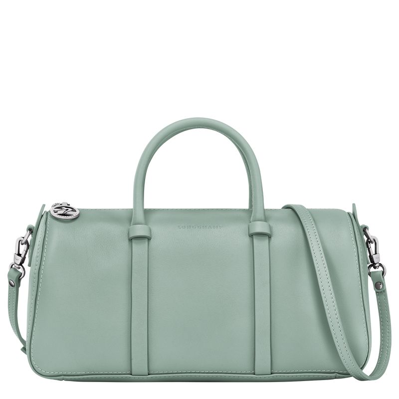 long champ Daylong M Leather Női Kézitáska Celadon | HUGS9138