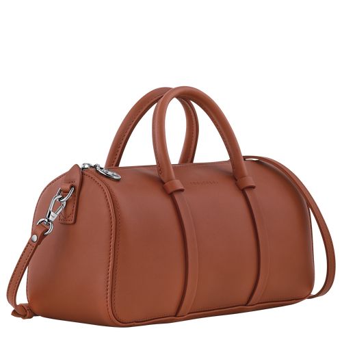 long champ Daylong M Leather Női Kézitáska Cognac | HUJP9032