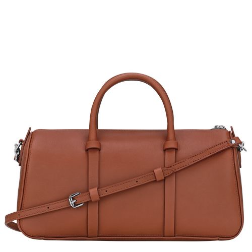 long champ Daylong M Leather Női Kézitáska Cognac | HUJP9032