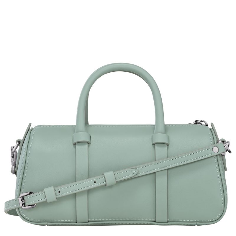 long champ Daylong S Leather Női Kézitáska Celadon | HUCT9131