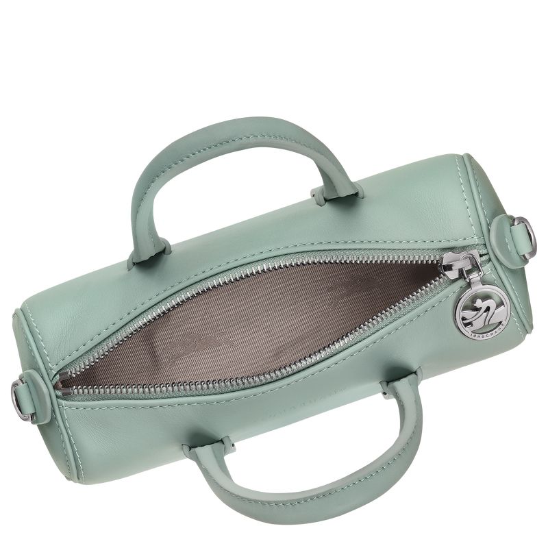 long champ Daylong S Leather Női Kézitáska Celadon | HUCT9131