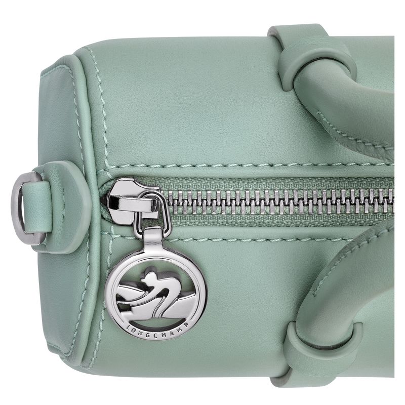 long champ Daylong S Leather Női Kézitáska Celadon | HUCT9131