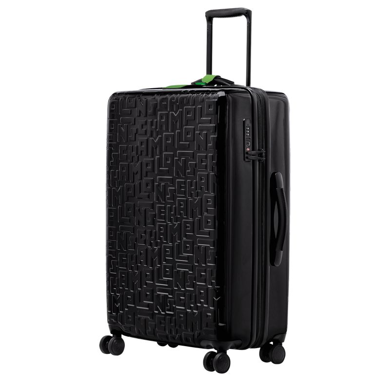 long champ LGP Travel L Polycarbonate Férfi Bőröndök Fekete | HUIL7169