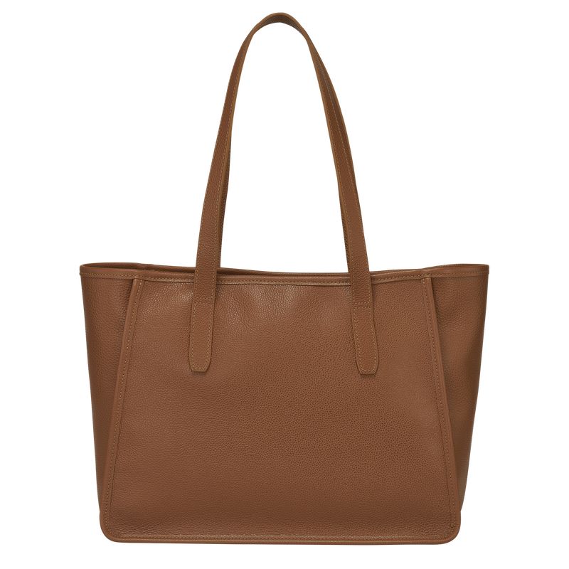 long champ Le FoulonnÉ L Tote Leather Női Válltáskák Caramel | HUNW8865