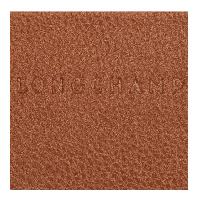 long champ Le FoulonnÉ Leather Férfi Kártyatartó Caramel | HUNW7360