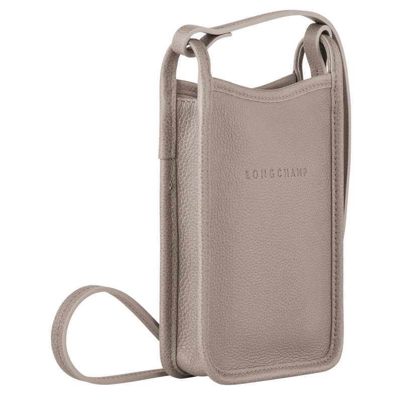 long champ Le FoulonnÉ Leather Férfi Tok Turtledove | HUSG7425