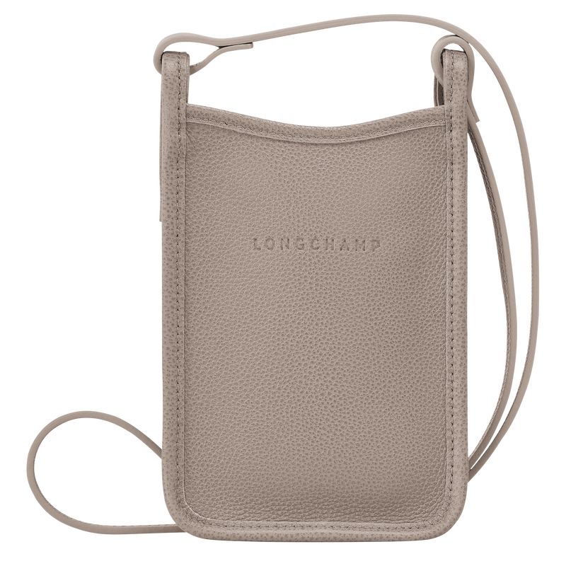 long champ Le FoulonnÉ Leather Férfi Tok Turtledove | HUSG7425