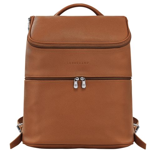 long champ Le FoulonnÉ Leather Női Hátizsákok Caramel | HUIL8744